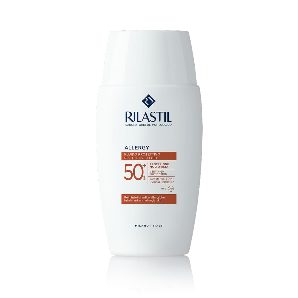 Rilastil Allergy Солнцезащитный флюид для чувствительной и реактивной кожи Spf 50+, 50 мл