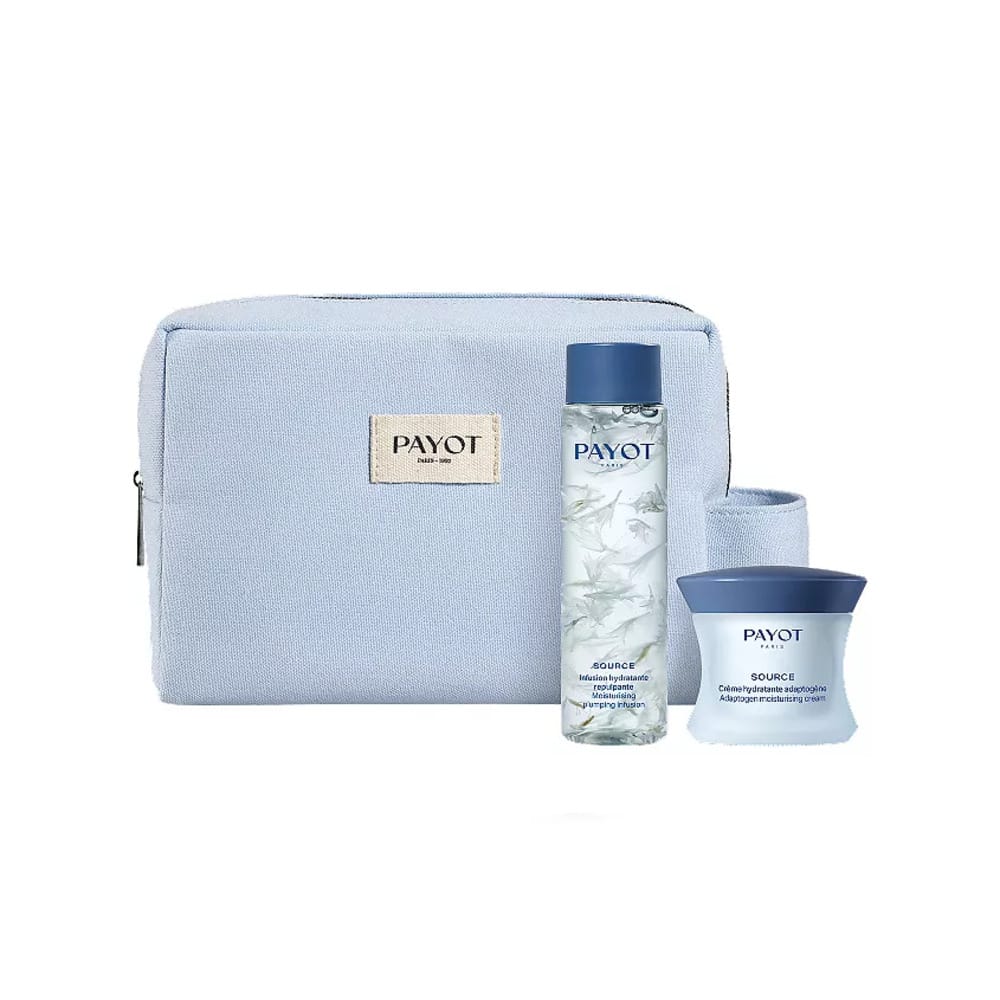 Набор (Крем для лица адаптогенный увлажняющий Source Adaptogen Moisturising Cream, 50 мл+Лосьон для лица и кожи вокруг глаз увлажняющий, придающий упругость Source Moisturising Plumping Infusion, 125 мл)