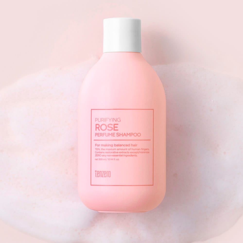 Очищающий парфюмированный шампунь Tenzero Purifying Rose Perfume Shampoo, 300 мл - фото 4
