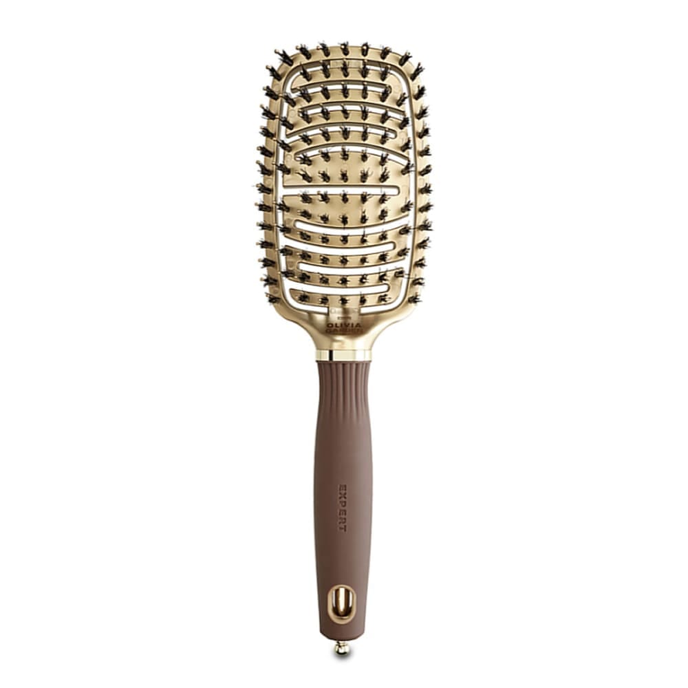Щетка Expert Care Flex Boar&Nylon Bristles Gold&Brown щетина + нейлон
