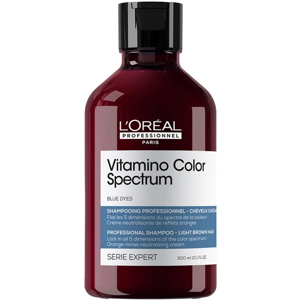 Шампунь синий для коррекции цвета L`Oreal Professionnel Serie Expert Vitamino Color Spectrum, 300 мл