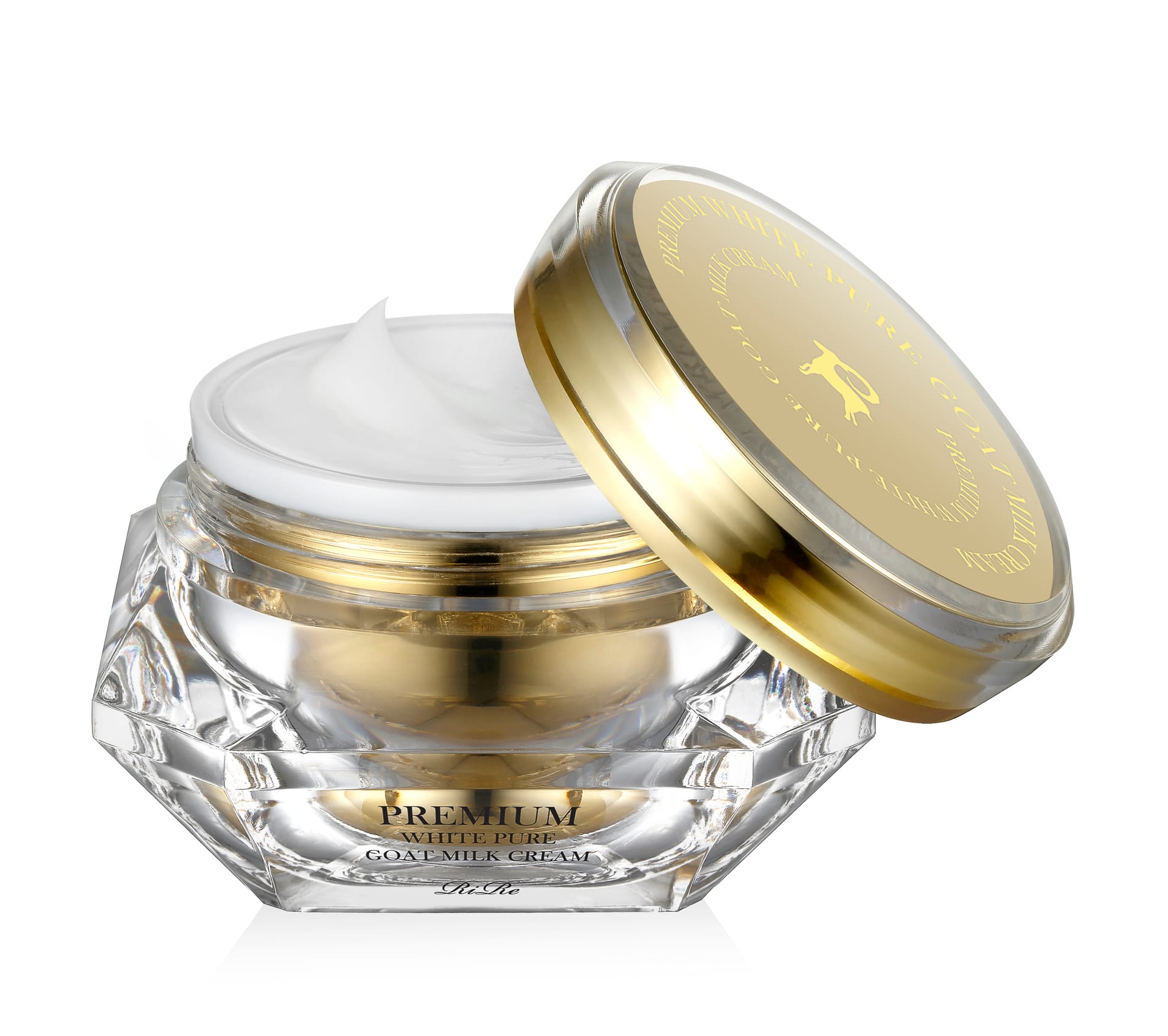 Крем-флюид с экстрактом козьего молока Premium White Pure Goat Milk Cream, 50 мл