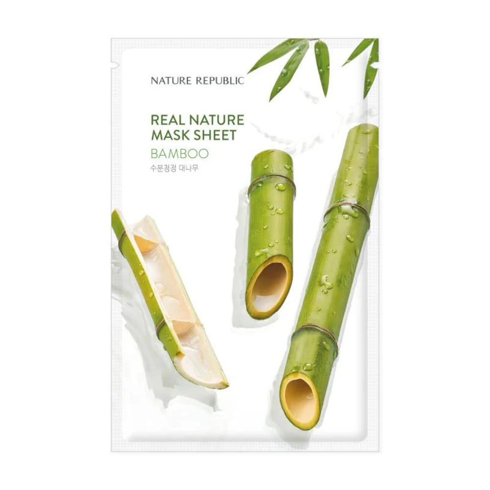 Увлажняющая тканевая маска для лица Real Nature Mask Sheet Bamboo, 23 мл