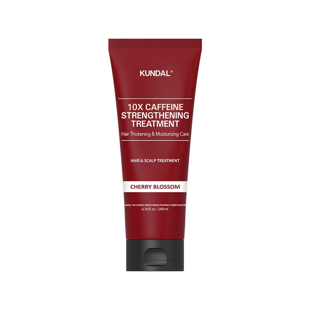 Бальзам для волос и кожи головы укрепляющий 10X Caffeine Strengthening Treatment Cherry Blossom, 200 мл