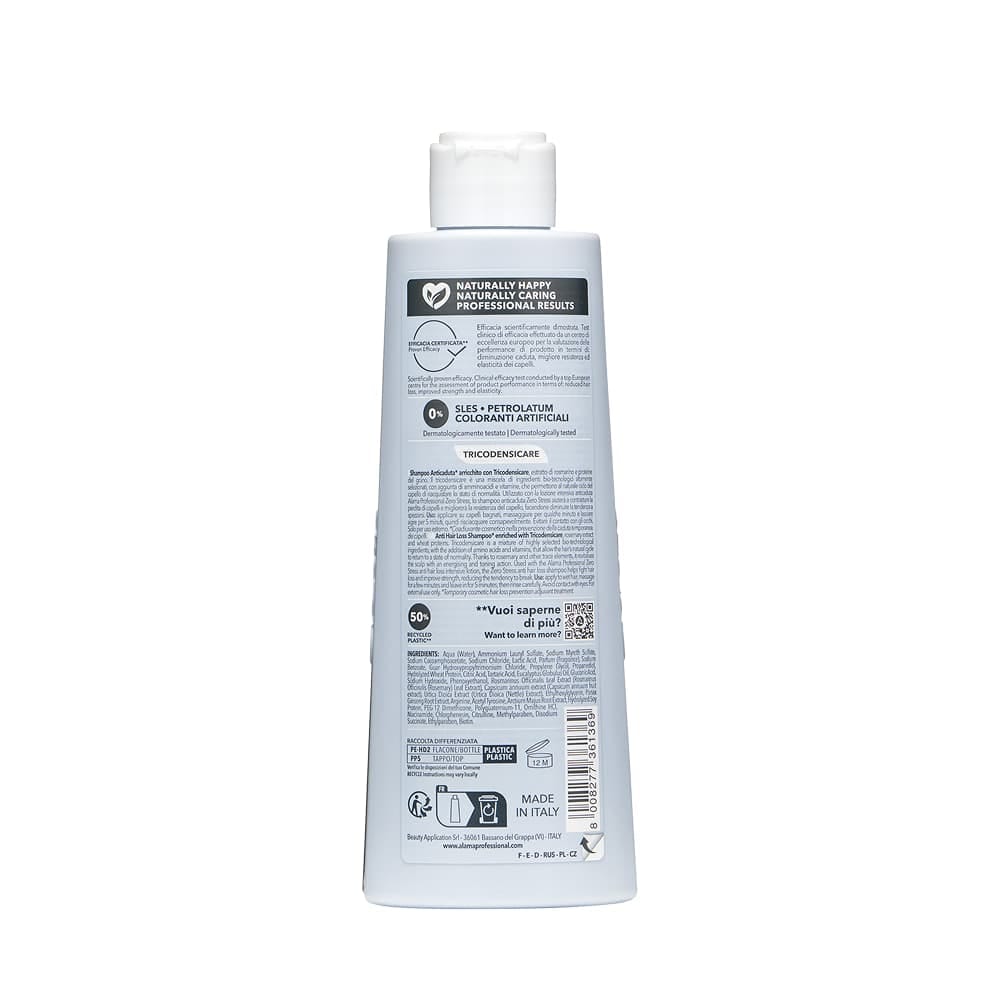 Alama-Шампунь против выпадения волос укрепляющий, придающий объём Alama ZERO STRESS SHAMPOO, 300 мл - фото 2