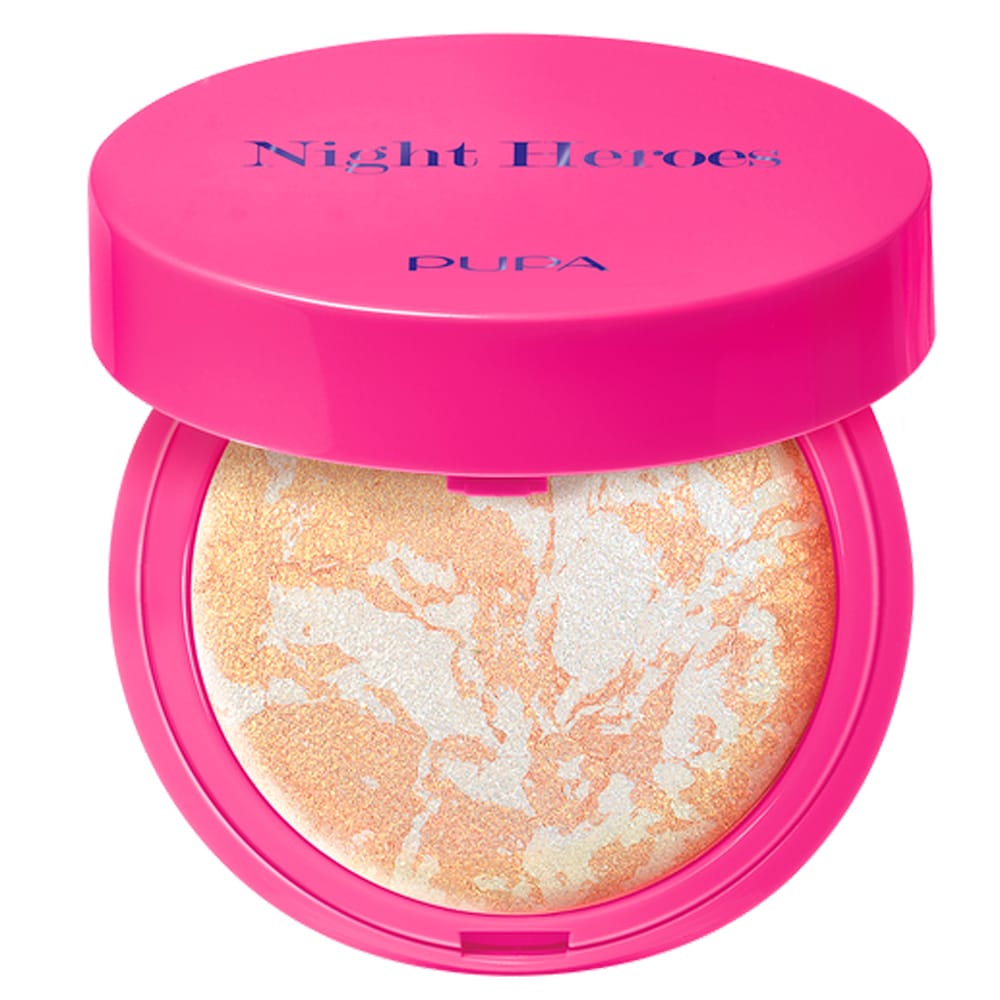 Хайлайтер для лица Night Heroes Face Higlighter, 001- Hypnotic Shine, 2 г