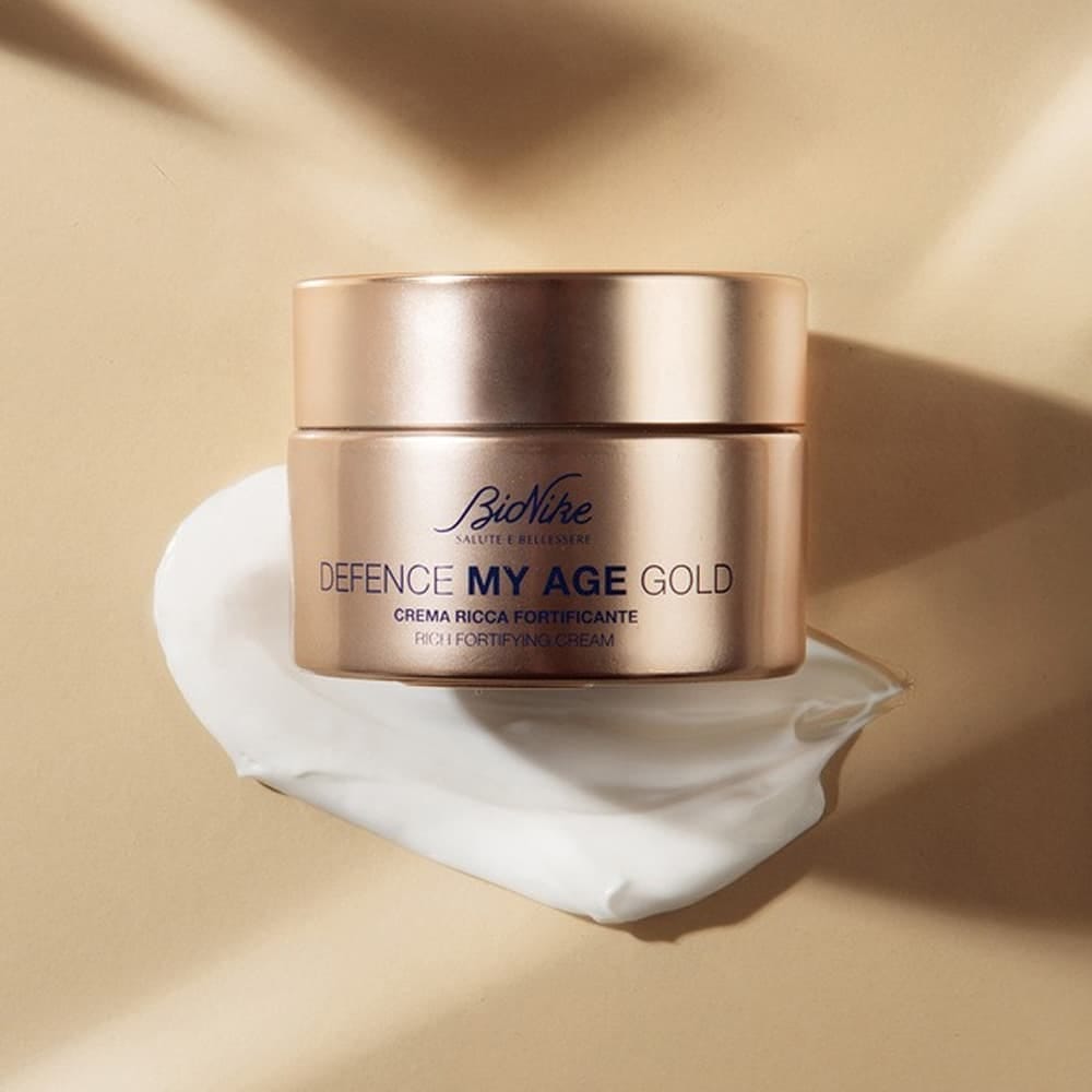 BioNike Насыщенный укрепляющий крем для лица DEFENCE MY AGE GOLD rich fortifying cream, 50 мл - фото 3