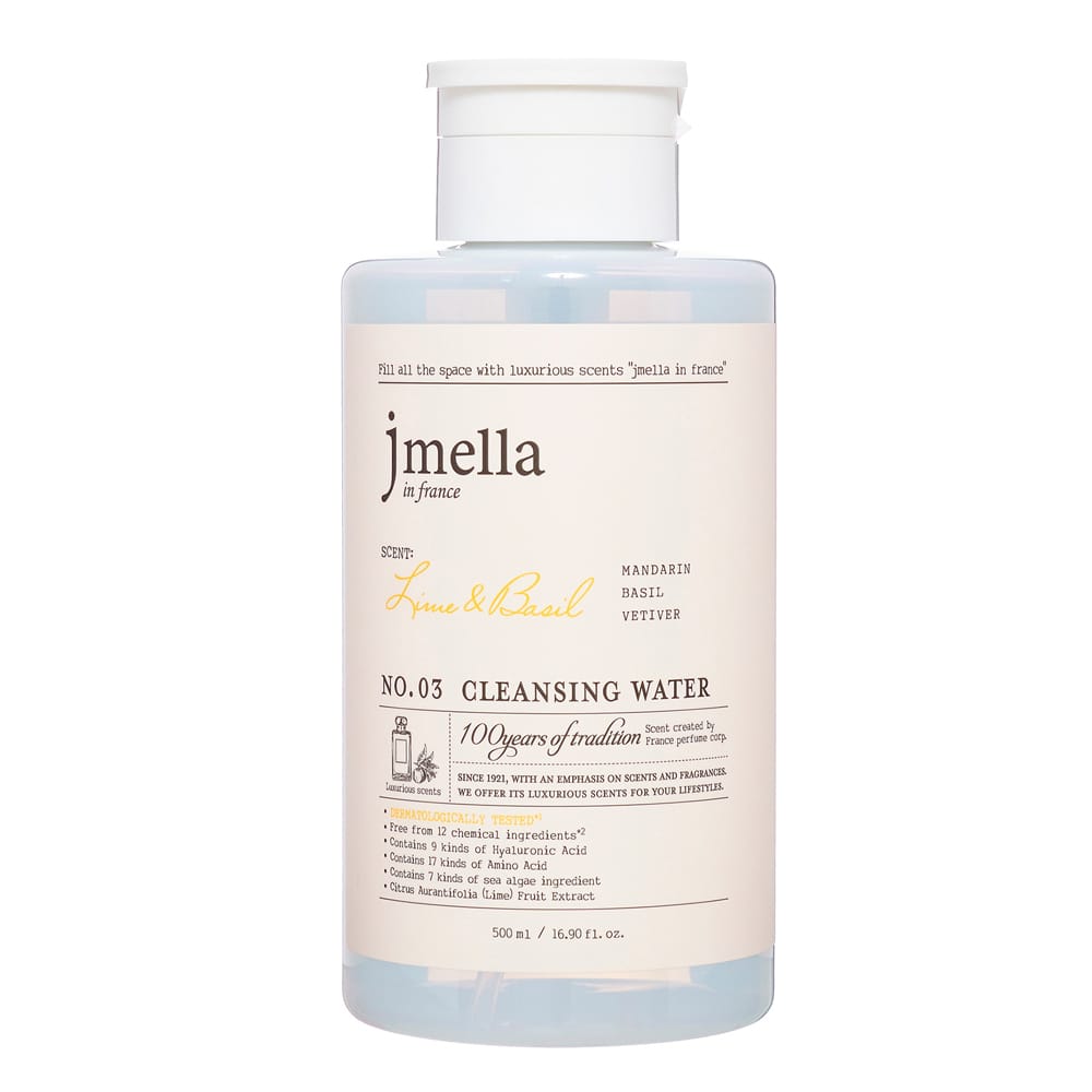 Очищающая вода для лица Jmella In France Lime & Basil Cleansing Water, 500 мл
