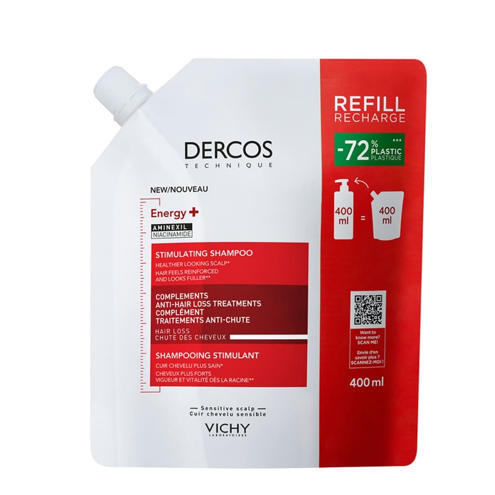 Vichy Dercos Technique Шампунь против выпадения волос «Energy+» 400мл, Рефил