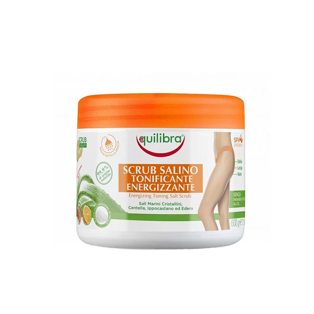 Соляной скраб для тела тонизирующий энергизирующий Energizing Toning Salt Scrub, 600 гр