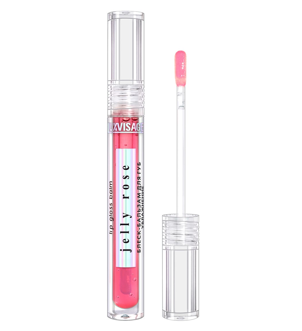 Блеск-бальзам для губ увлажнение Luxvisage Jelly Rose, 2,9 г