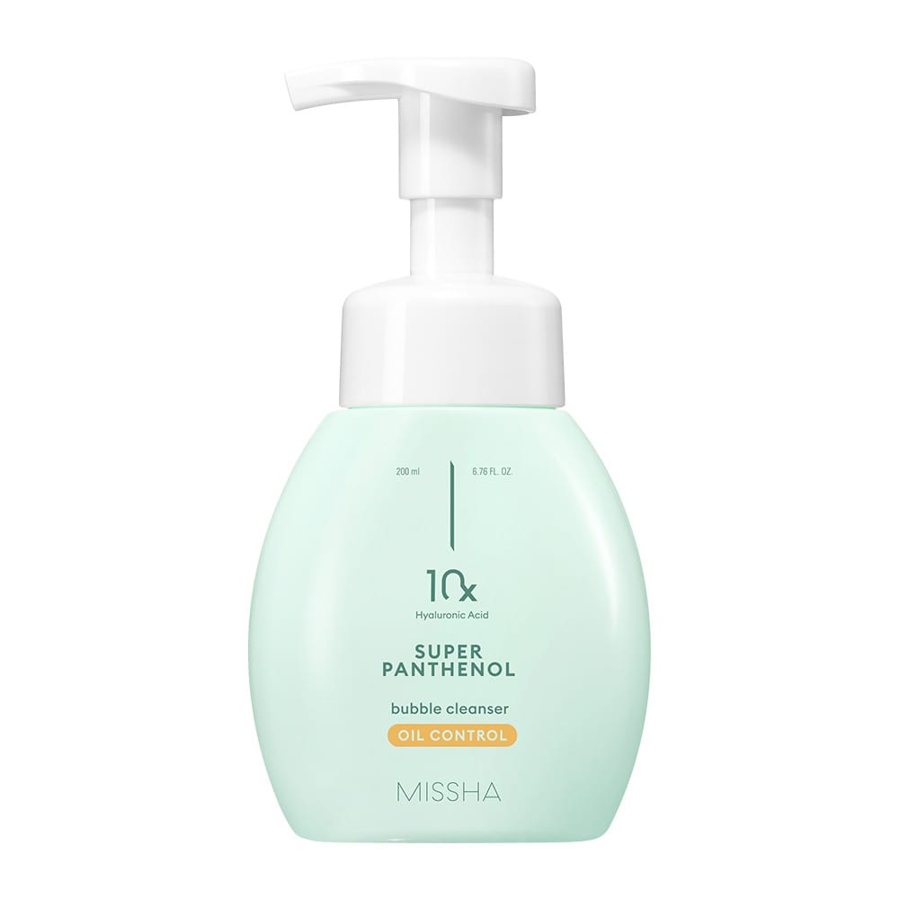 Нежная нормализующая пенка для умывания Missha Super Panthenol Bubble Cleanser Oil Control, 200 мл