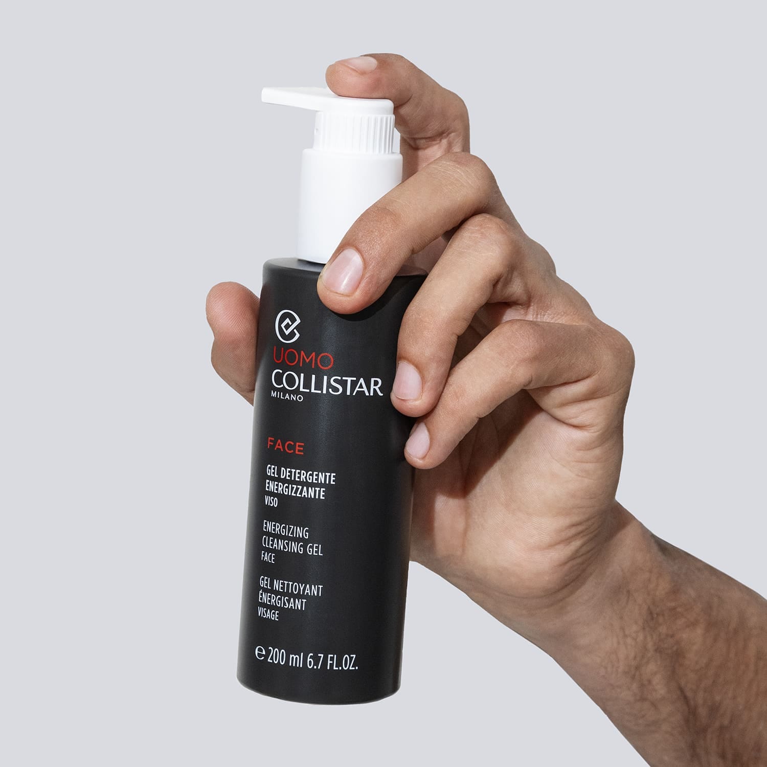 Гель для лица очищающий для мужчин Uomo/Face/Energizing Cleansing Gel, 200 мл - фото 2
