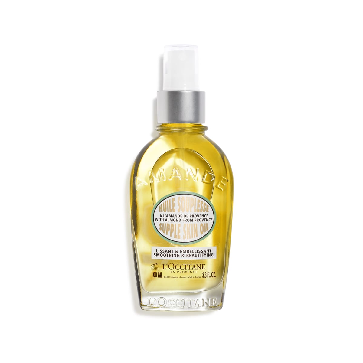 Масло для разглаживания и красоты кожи тела Миндаль AMANDE Supple Skin Oil, 100 мл