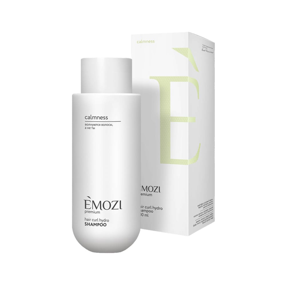 Шампунь увлажняющий для кудрявых волос Emozi Premium "Calmness" Hair Curl Hydro Shampoo, 400 мл - фото 2