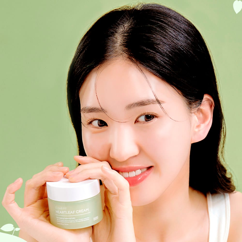 Балансирующий крем для лица против морщин Tenzero Clear Fit Heartleaf Cream, 50 мл