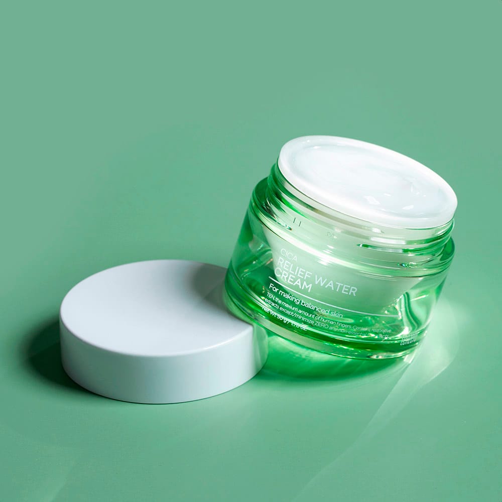 Успокаивающий, увлажняющий крем для лица Tenzero Cica Relief Water Cream, 50 г - фото 4