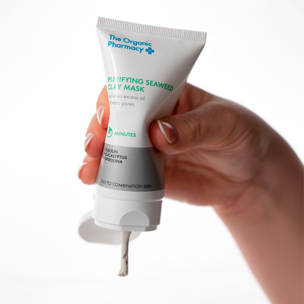 Очищающая, матирующая, сужающая поры маска для лица Purifying Seaweed Clay Mask, 60 мл - фото 4