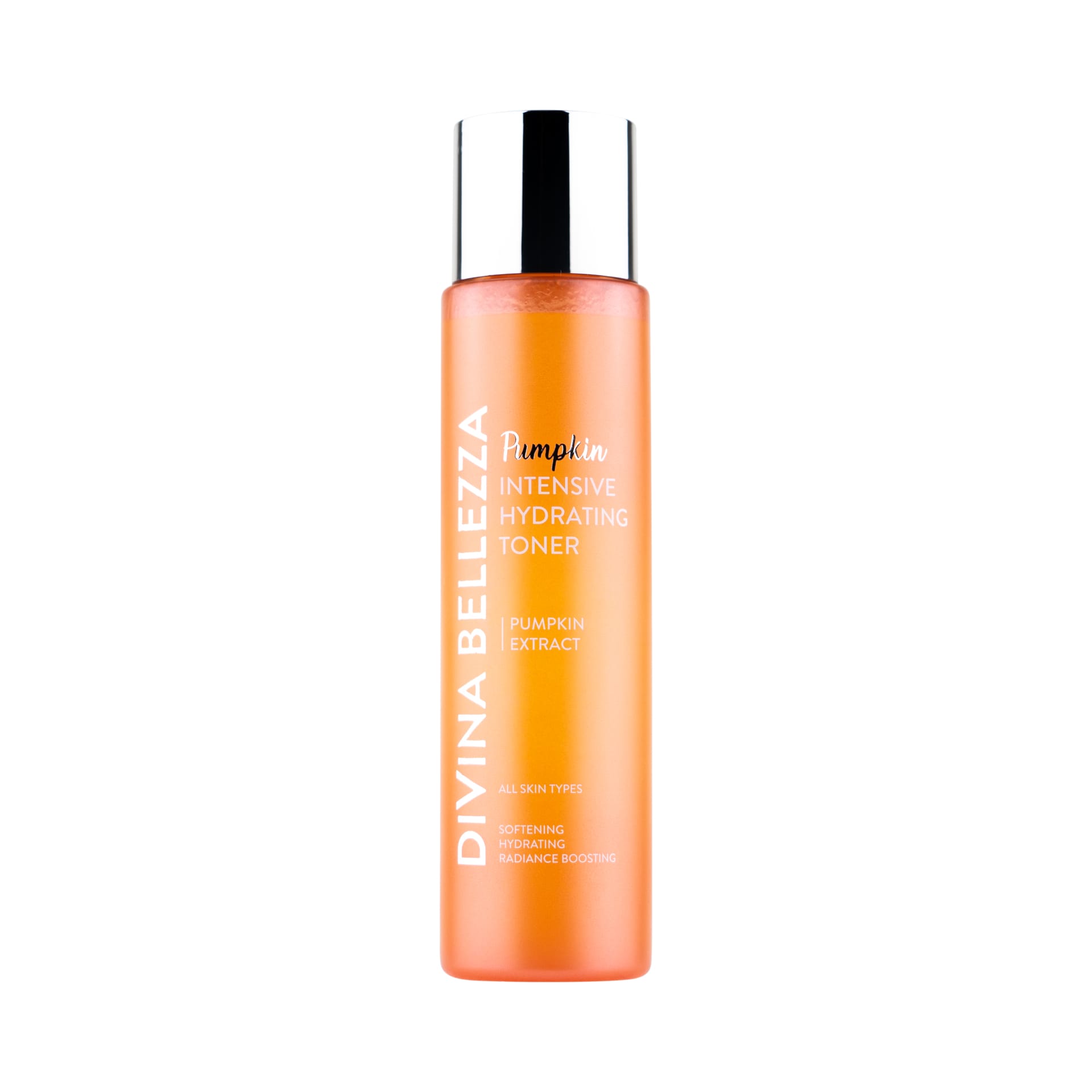 Интенсивно увлажняющий тоник для лица с экстрактом тыквы Divina Bellezza Intensive hydrating toner with pumpkin extract, 200 мл