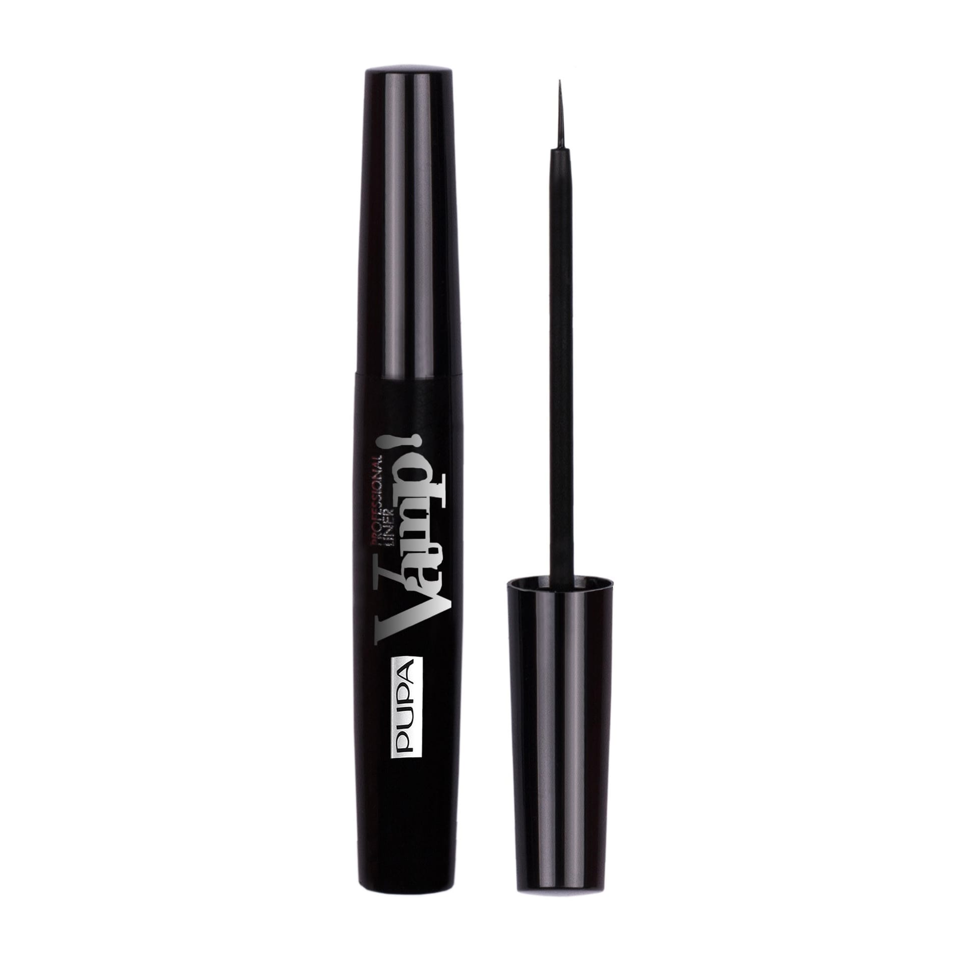 Подводка для глаз водостойкая VAMP! PROFESSIONAL LINER Eyeliner with Ultra Thin Brush - Waterproof  4,5 мл