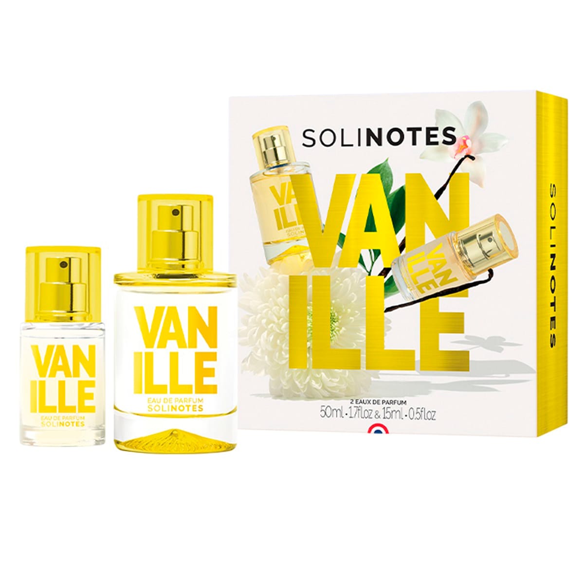 Парфюмерный набор Solinotes Vanille (Парфюмерная вода, 50мл + Парфюмерная вода, 15мл)