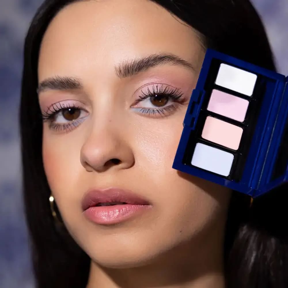 Футляр для теней и румян Beauty Box Quattro Ocean Blue - фото 3