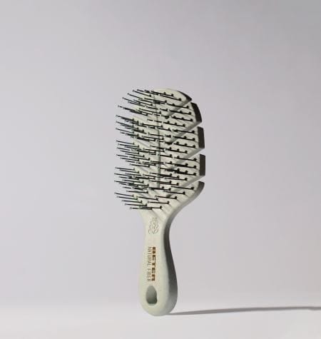 Расческа для распутывания и укладки волос Mini Hairbrush Natural Fiber - фото 4