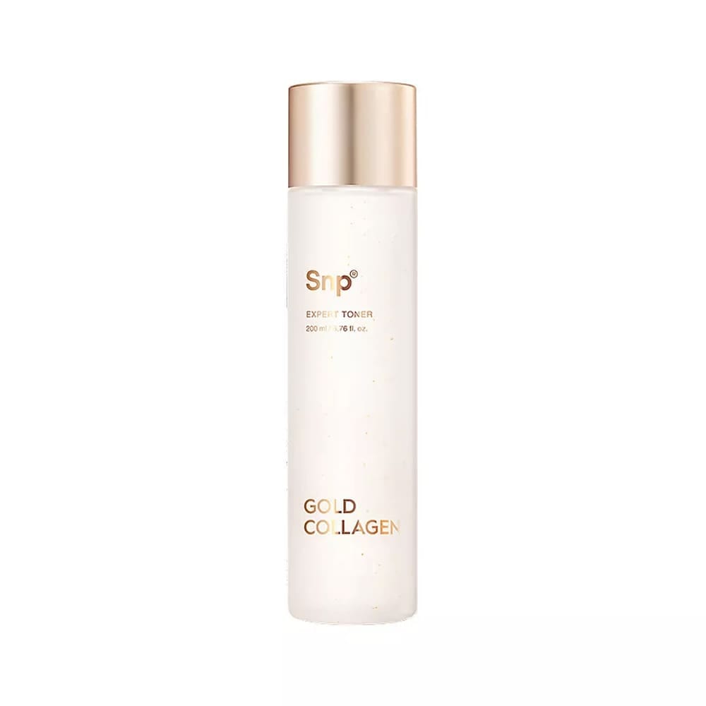 Увлажняющий и питательный тонер для разглаживания кожи лица Gold Collagen Expert Toner, 200 мл