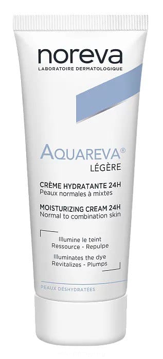 Увлажняющий крем для лица 24 ч, легкая текстура Aquareva Moisturizing Cream 24H, 40 мл