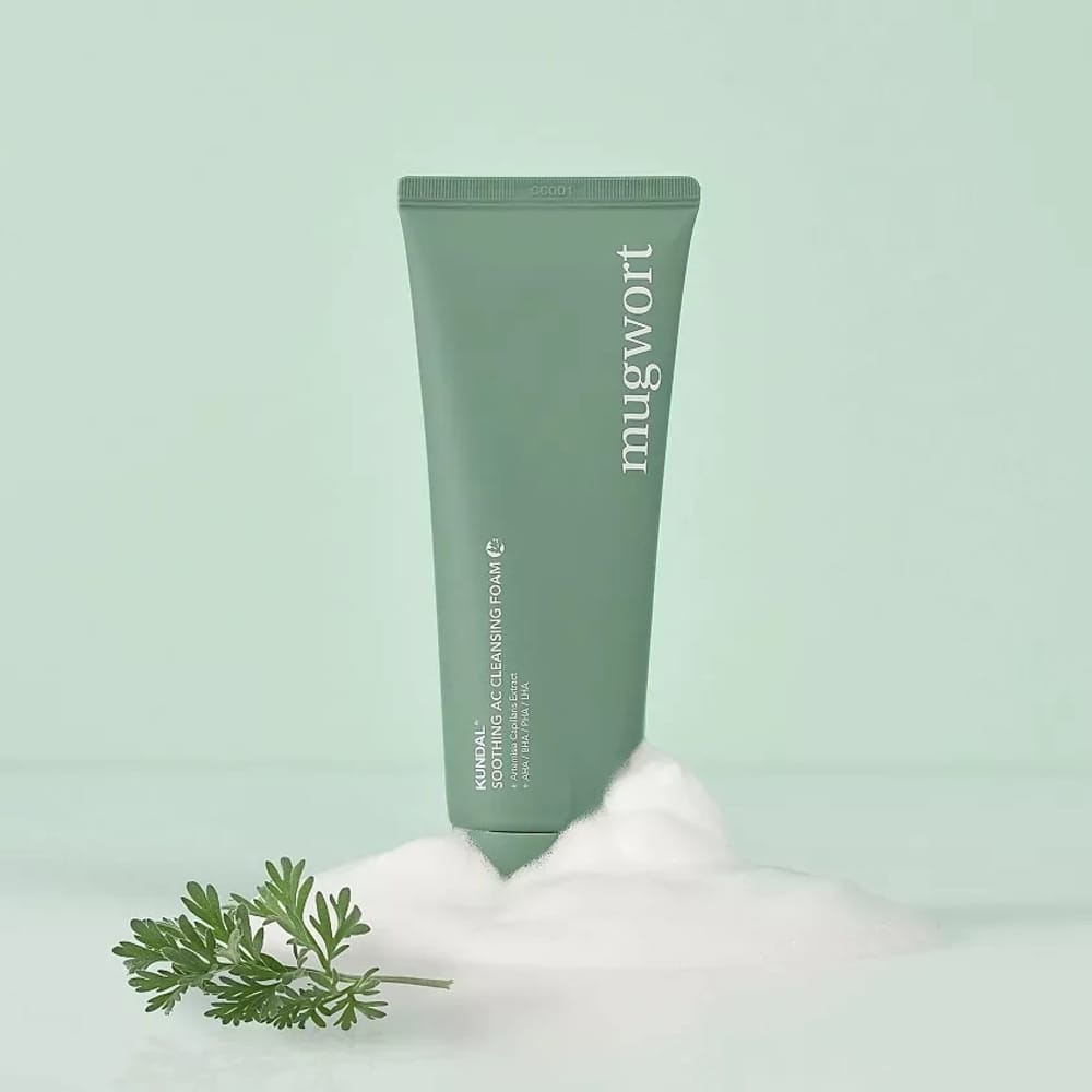 Успокаивающая, очищающая пенка для сияния кожи лица Mugwort Soothing Ac Cleansing Foam, 140 мл - фото 4