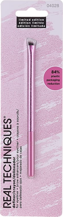 Кисть для макияжа глаз скошенная Pretty In Pink Brow Definer