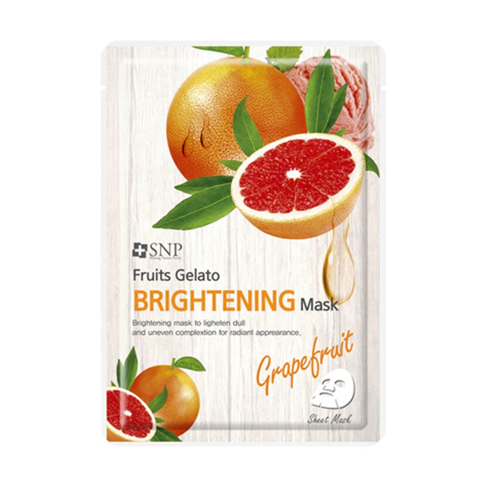 Fruits Gelato Mask Маска тканевая улучшающая цвет лица, грейпфрут, 25 мл