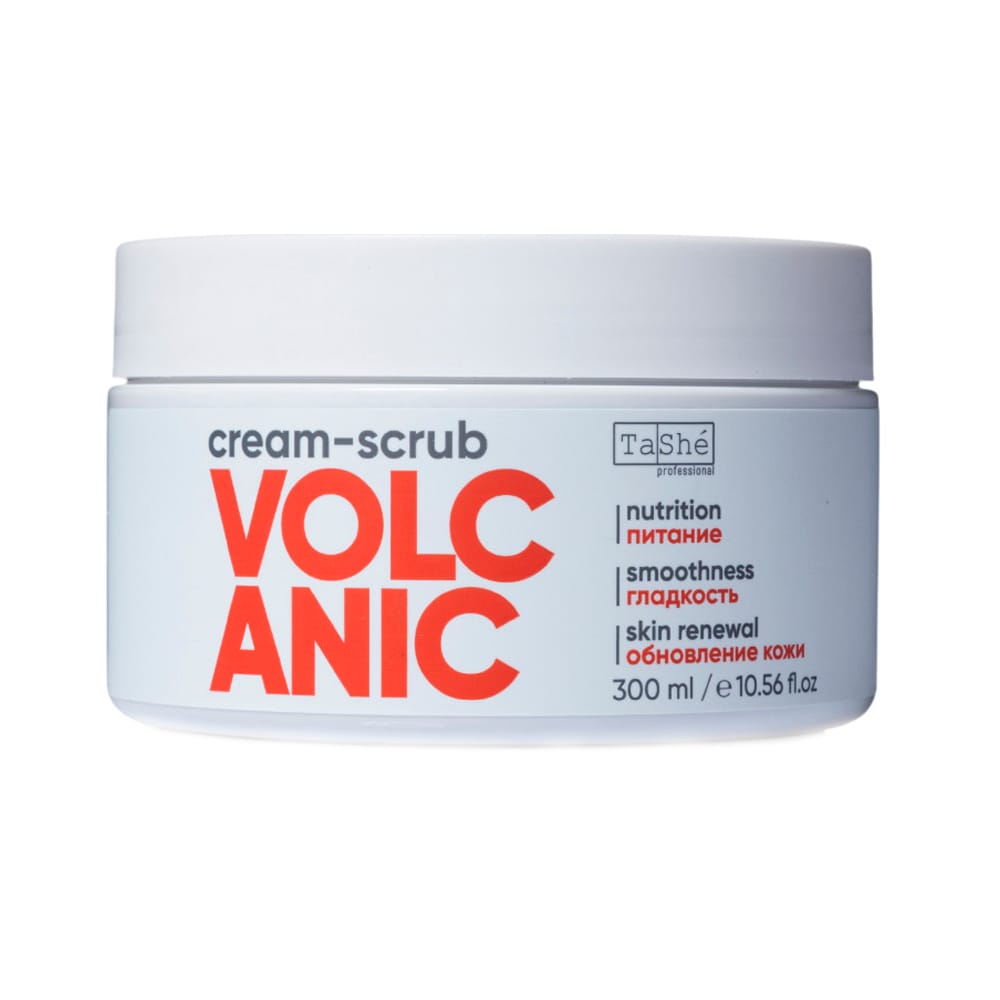 Крем-скраб для тела Tashe professional "Smoothing volcanic cream-scrub",  300 мл