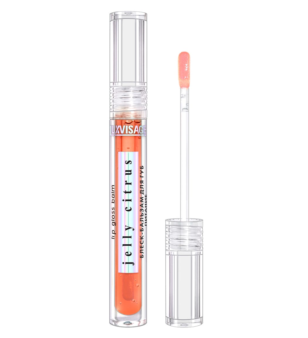 Блеск-бальзам для губ питание Luxvisage Jelly Citrus, 2,9 г
