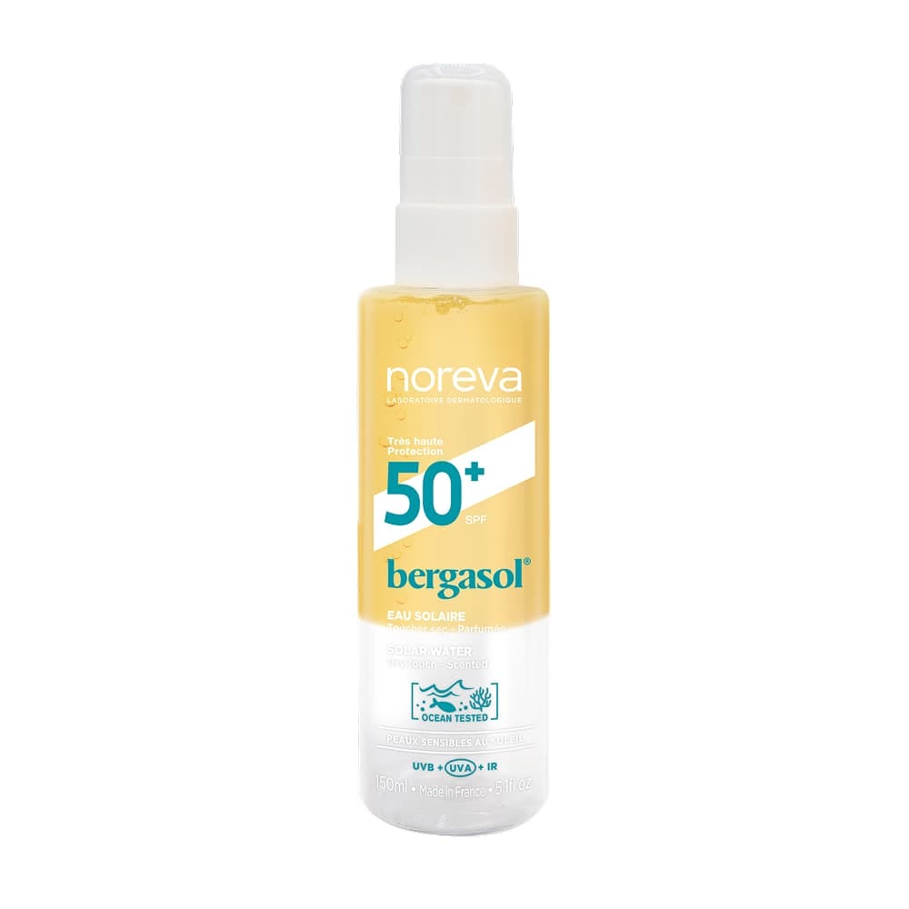 Noreva Бергасол Солнцезащитный лосьон двухфазный Spf 50+, 150 мл