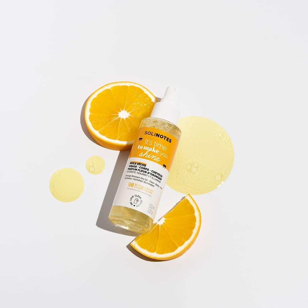 Сухое масло для лица, тела и волос с ароматом цветков апельсина Solinotes Orange Blossom Dry Oil, 100 мл - фото 3