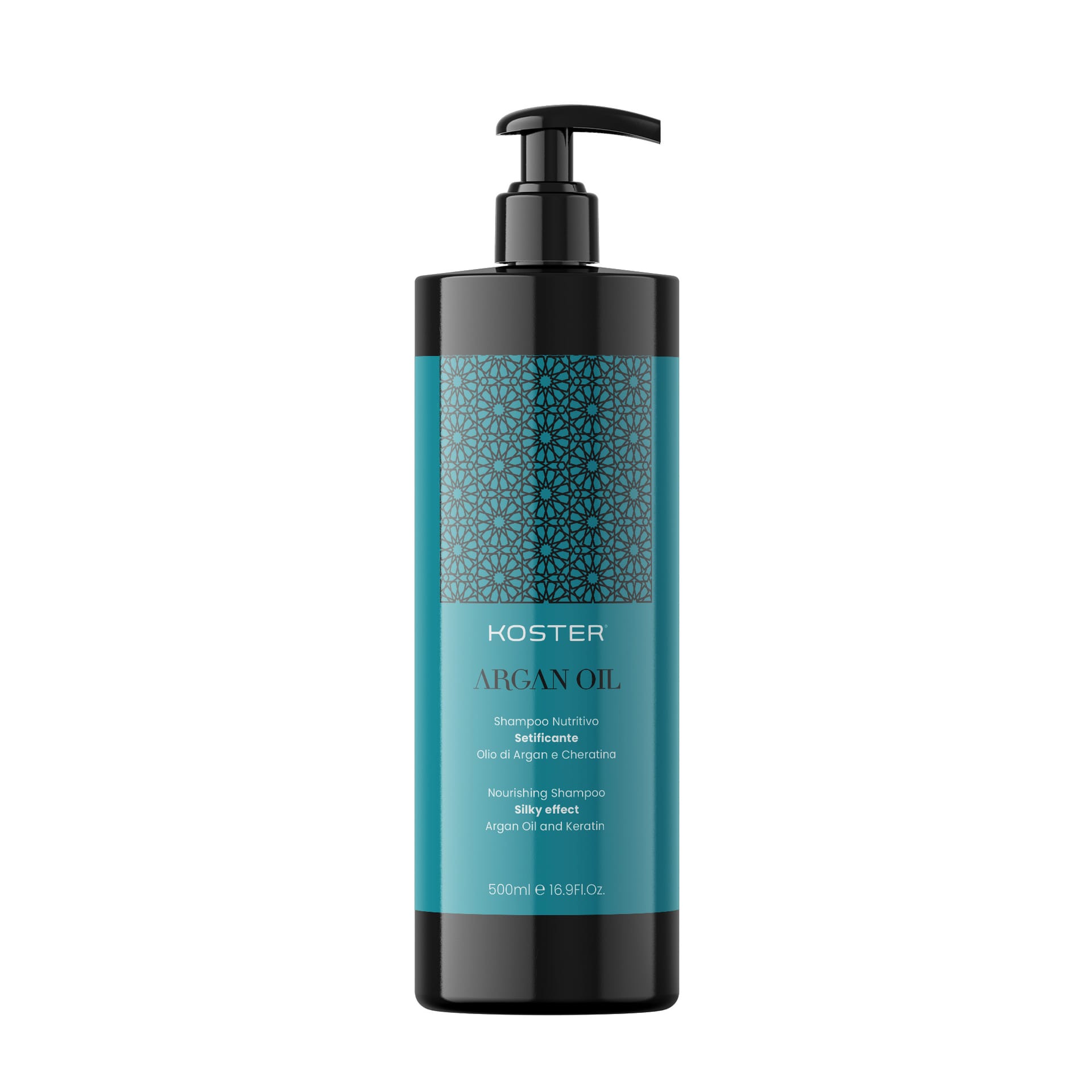 Питательный шампунь с эффектом шелковистого блеска Argan Oil Nourishing Shampoo Silky effect, 500 мл