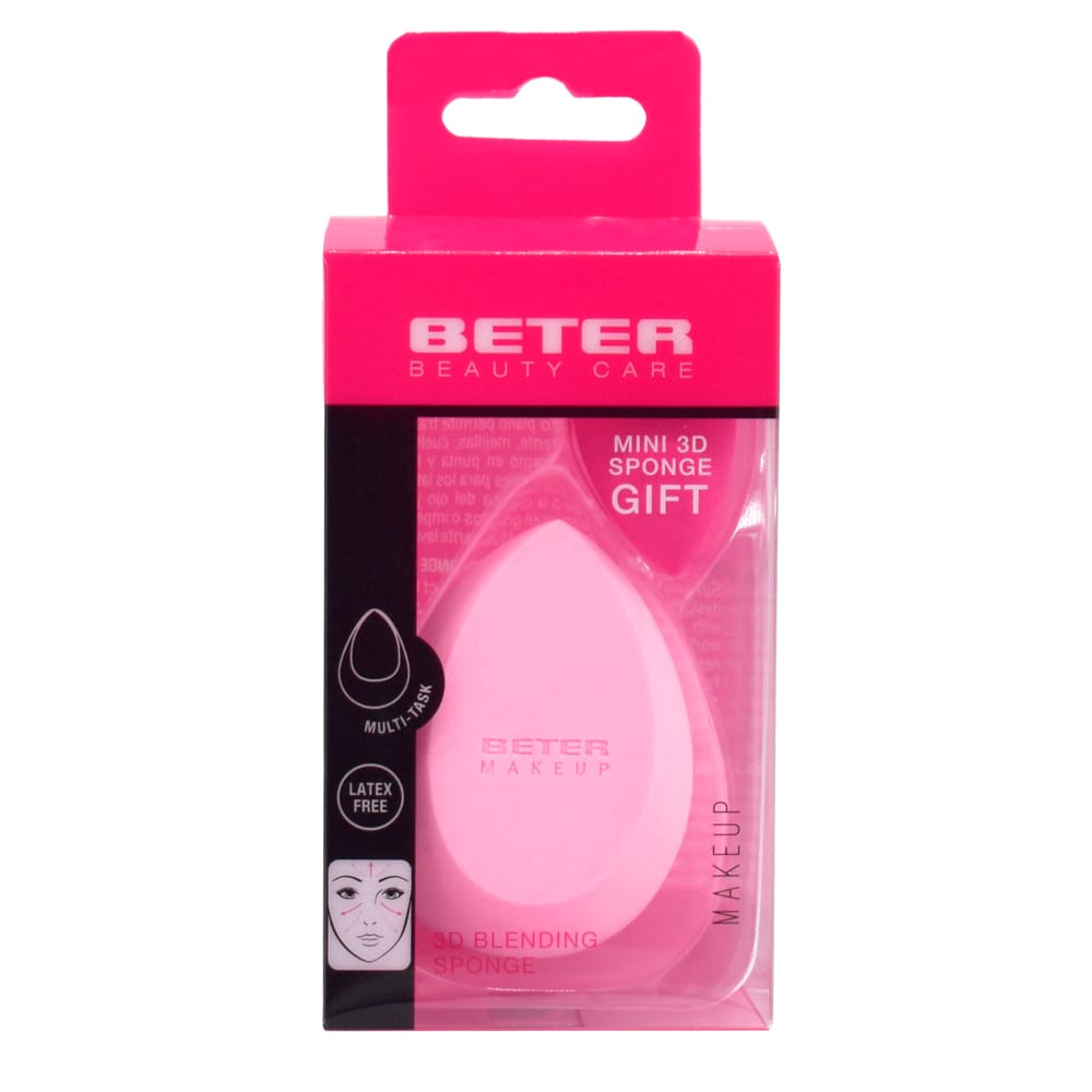 Набор спонжей для макияжа: 3D Blending Sponge 1 шт + Mini 3D Sponge 1шт