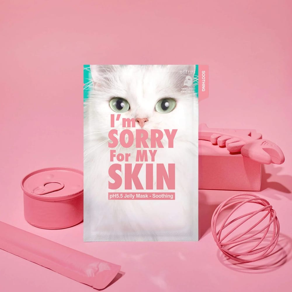 Успокаивающая тканевая гель-маска для лица pH5.5 Jelly Mask - Soothing, 30 мл - фото 3
