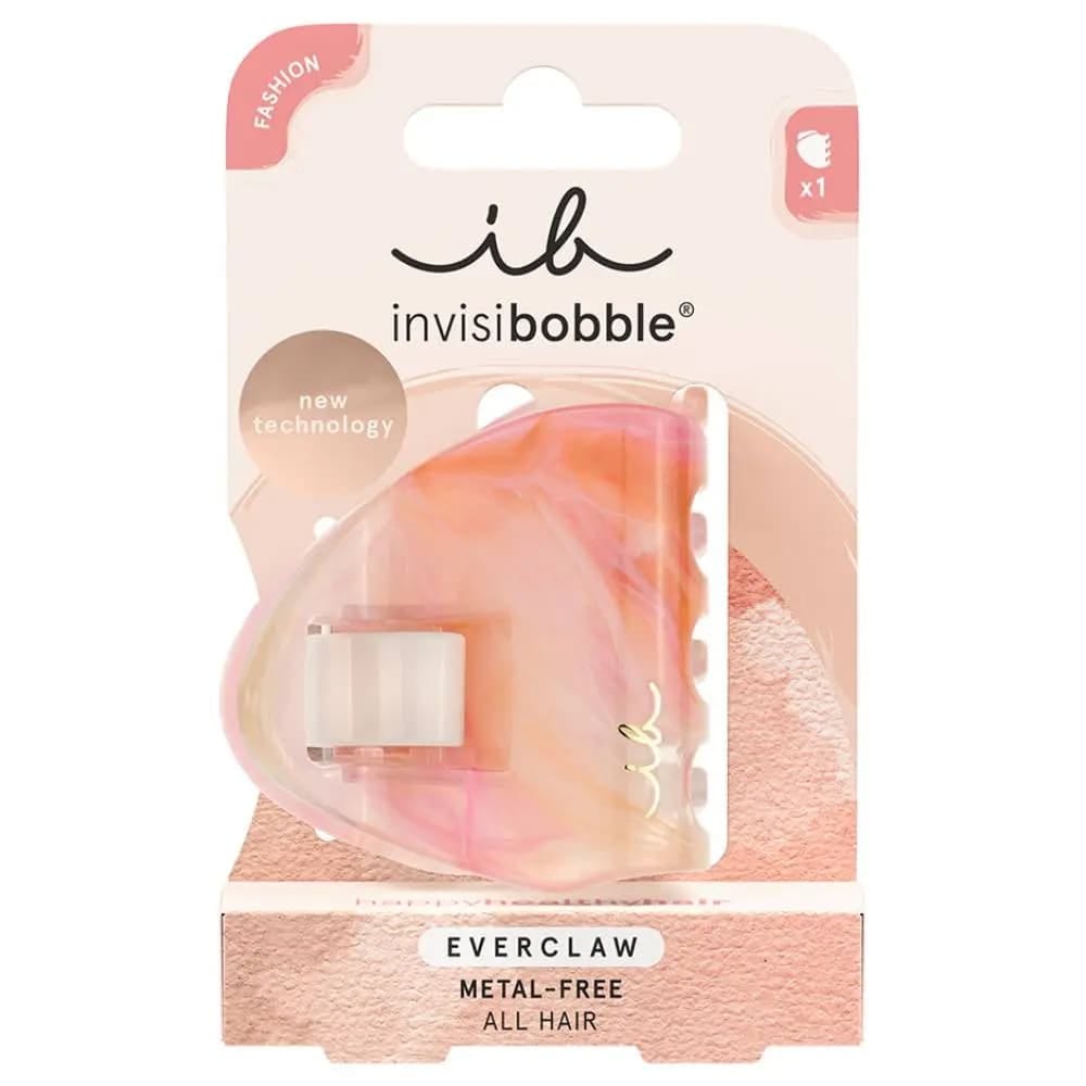 Заколка-крабик invisibobble EVERCLAW Pink Blossom (размер M)