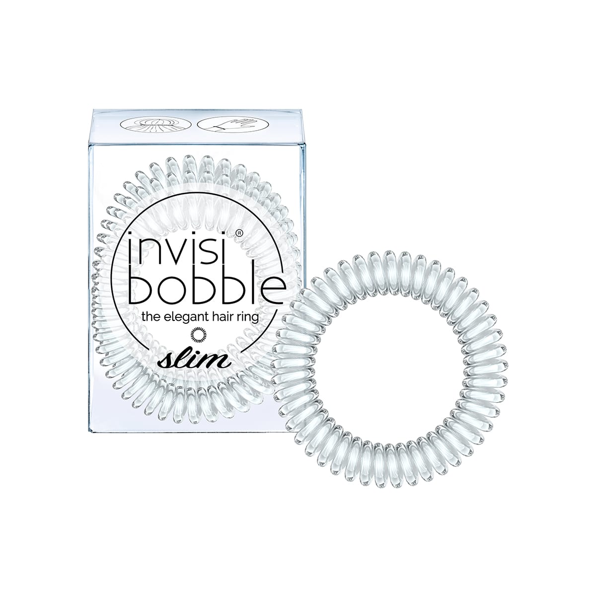 Резинка-браслет для волос Slim Crystal Clear