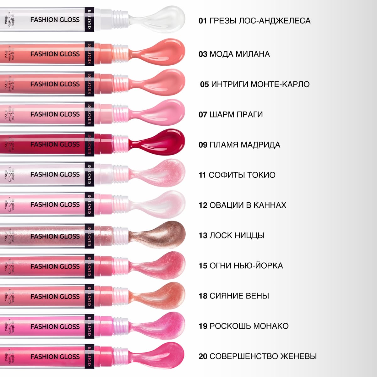 Блеск для губ с зеркальным эффектом Fashion Gloss - фото 3