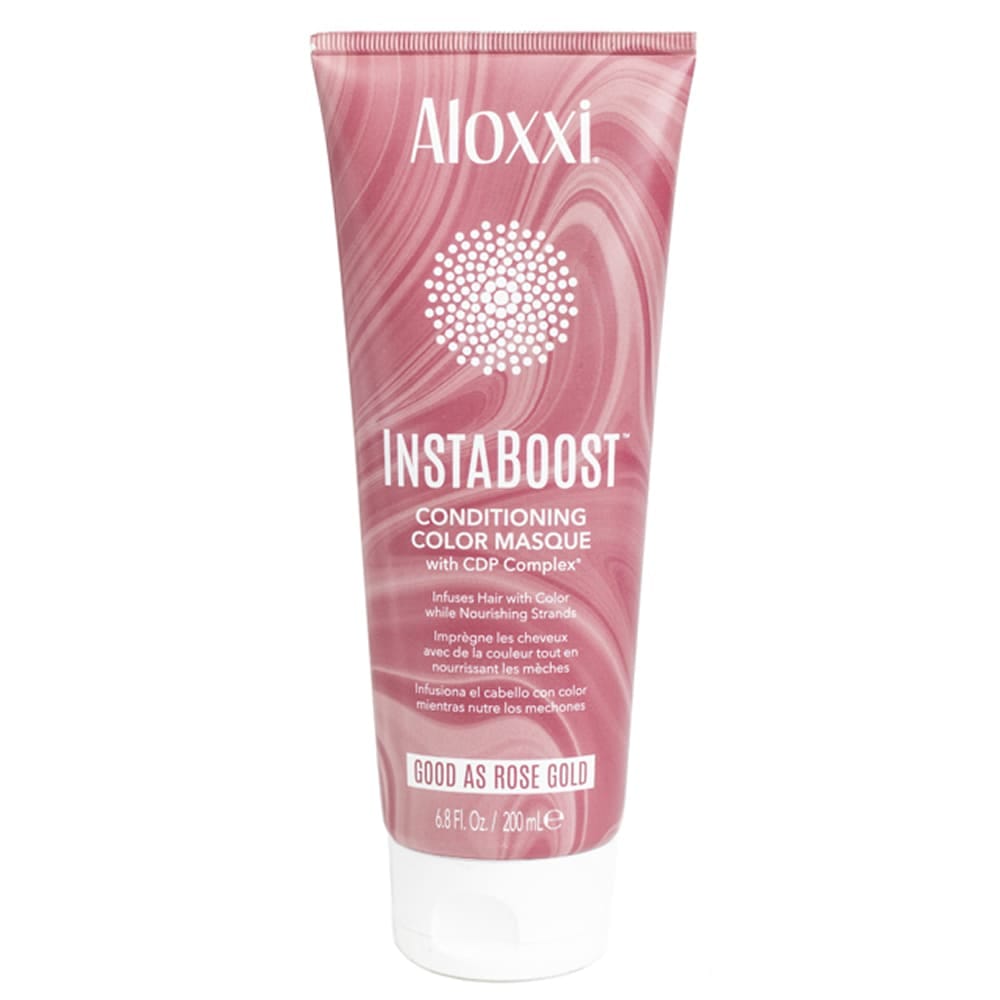 Тонирующая маска для волос Aloxxi InstaBoost Colour Masque Rose Gold (Розовое золото), 200 мл.