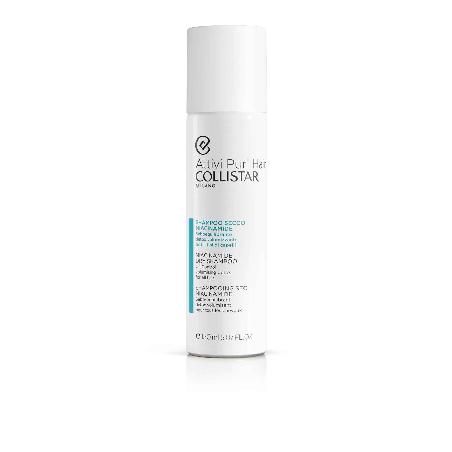 Сухой шампунь для волос с ниацинамидом Attivi Puri Hair/Niacinamide Dry Shampoo, 150 мл