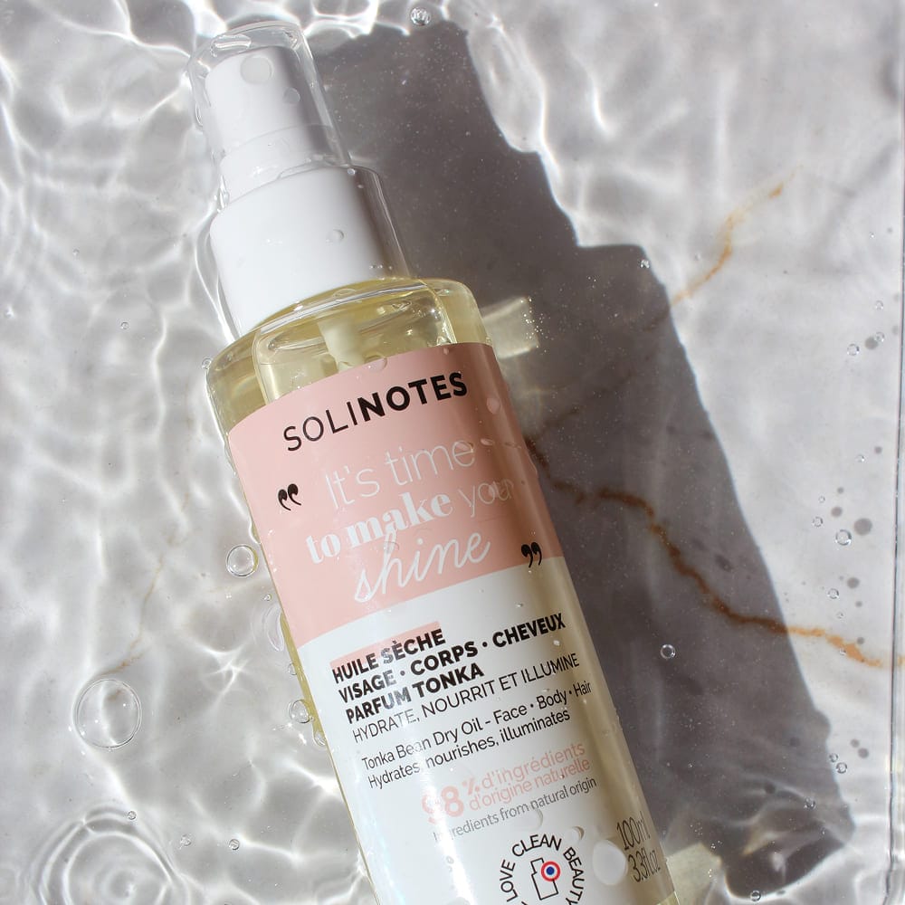 Сухое масло для лица, тела и волос с ароматом бобов тонка Solinotes Tonka Bean Dry Oil, 100 мл - фото 3