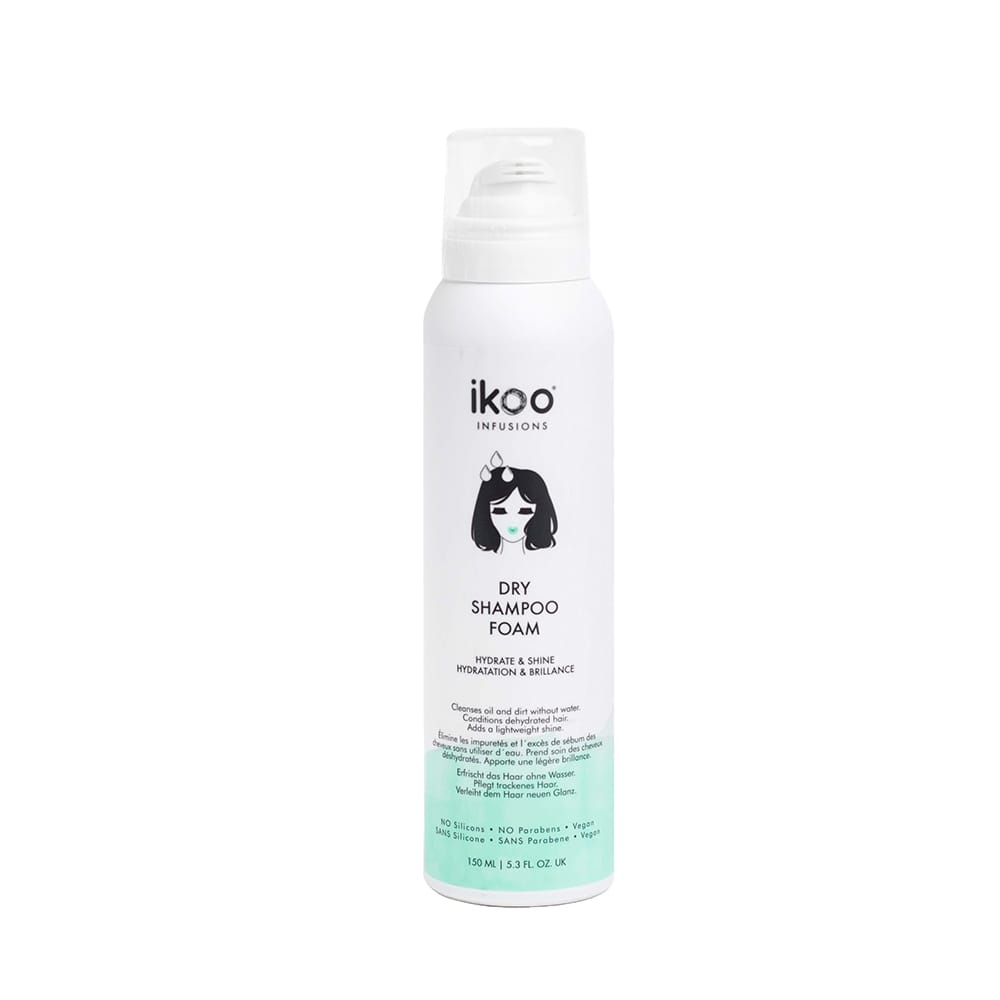 Сухой шампунь-пена «Увлажнение и блеск» ikoo infusions Dry Shampoo Foam Hydrate and Shine, 150 мл