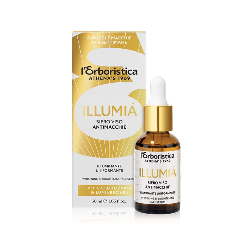 Отбеливающая сыворотка для сияния кожи лица L'Erboristica Illumia' Whitening & Brightening Face Serum, 30 мл