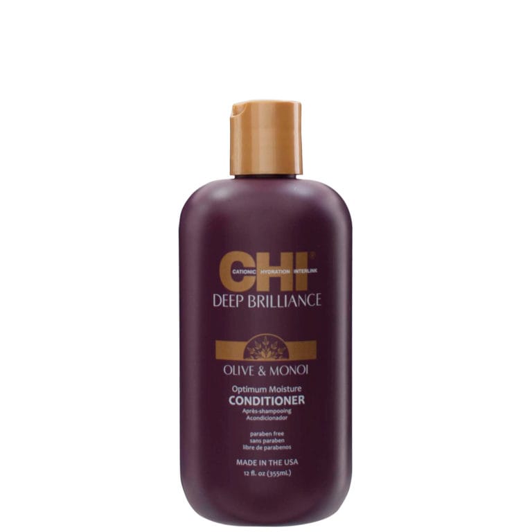 Кондиционер для поврежденных волос Deep Brilliance Olive & Monoi Optimum Moisture Conditioner, 355 мл