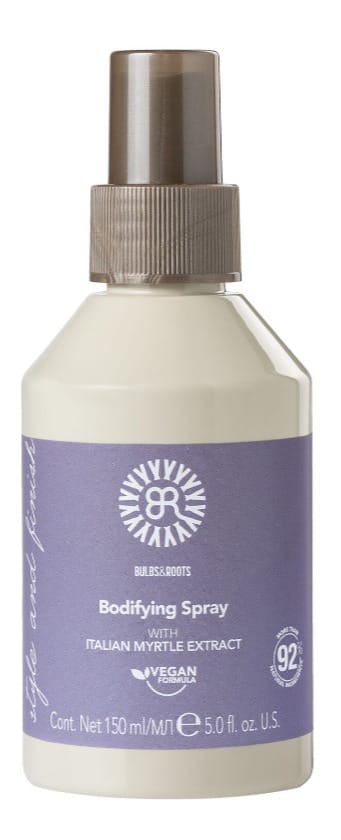 Спрей для придания объема волосам легкой фиксации с экстрактом мирта Bulbs&Roots, веган, 150 мл
