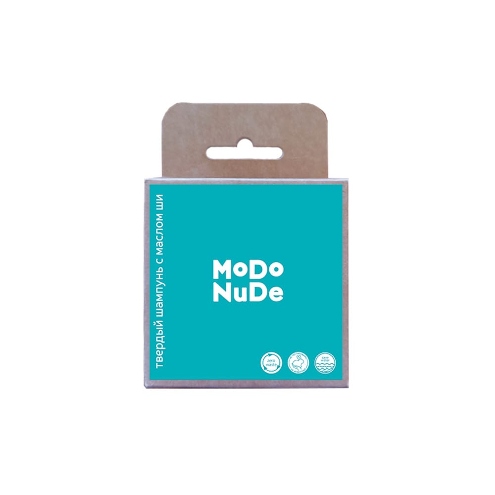 Шампунь твердый с маслом ши Modo Nude, 50  гр